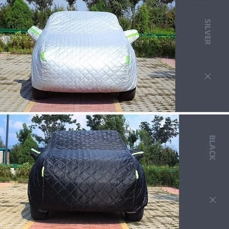 For peugeot  206 Outdoor Cotton Thickened Awning For Car Anti Hail Protection Snow Covers Sunshade Waterproof Dustproof