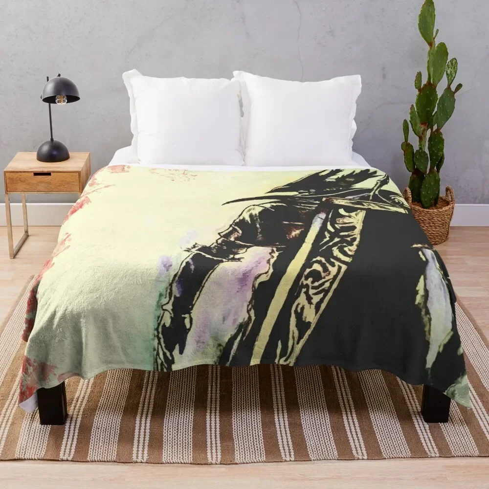 

Hunter of Nightmares || Bloodborne Throw Blanket Soft Big Summer Luxury Designer Blankets