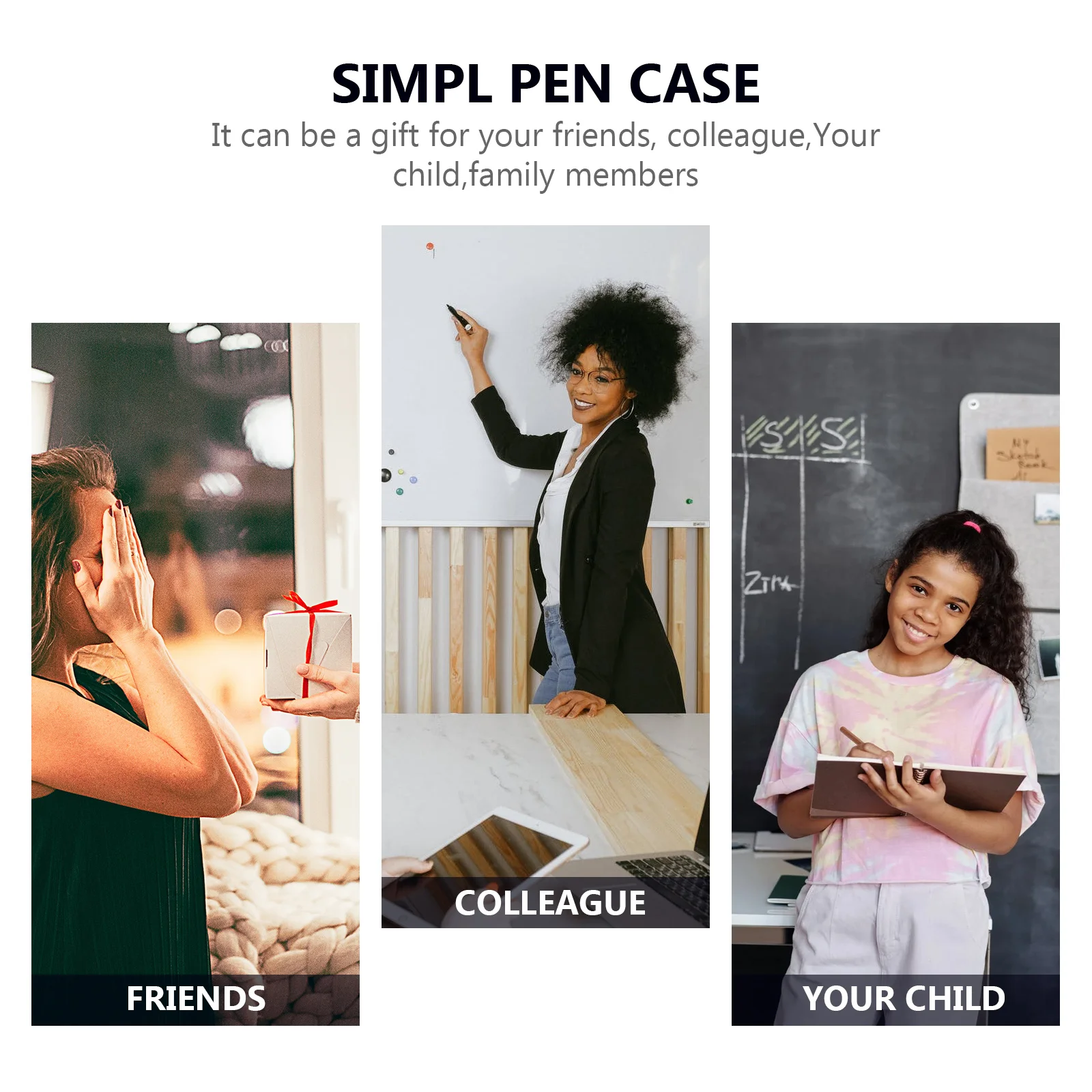 

5pcs Paper Pencil Stationery Gift Set Durable Thickened Pen Case For Students Kids Storage Organizer Student Pencil Box