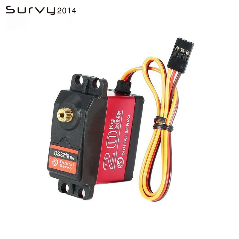 1 X Waterproof Servo DS3218 Update and PRO High Speed Metal Gear Electronics 20KG / .09S for 1/8 1/10 Scale RC Cars  electronics