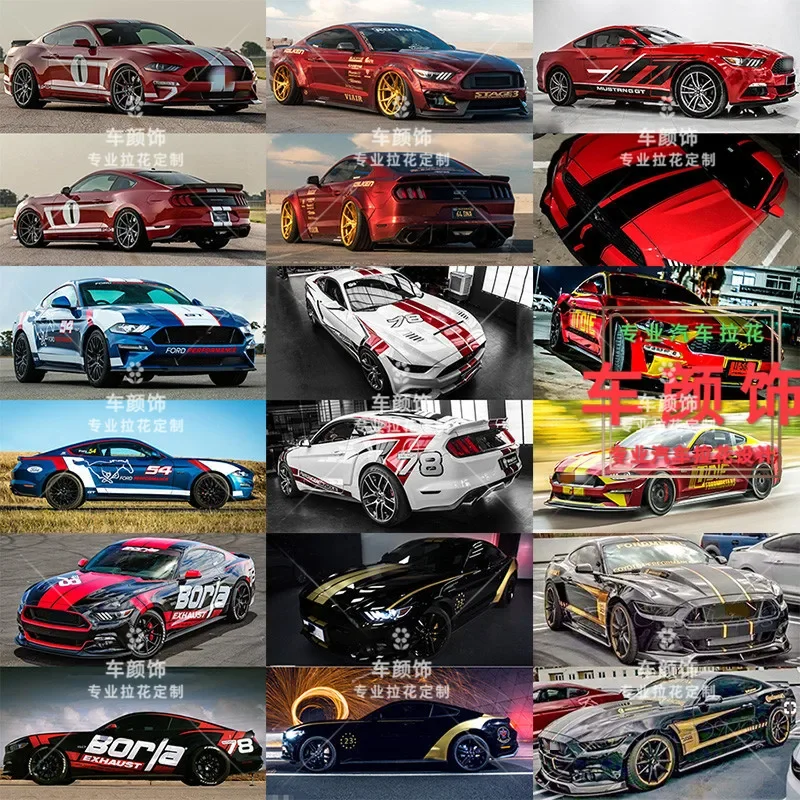 

Car stickers FOR Ford Mustang body modification decorative Decal sports film accessories
