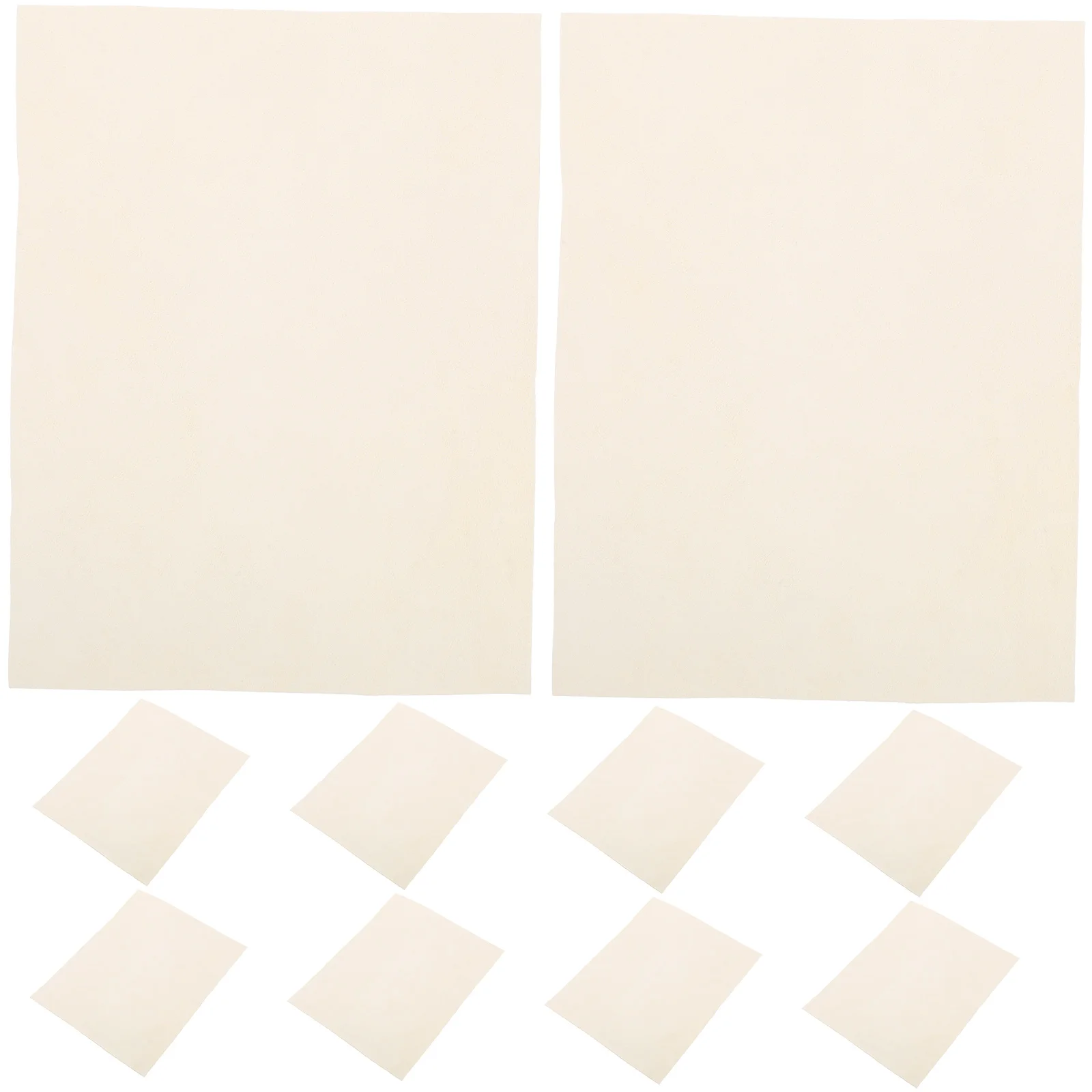 

10pcs Deer Skin Pottery Clay Tools For Diy Craft Making Cloth Mud Trimming Supplies Sculpture Auxiliary Towel Kit