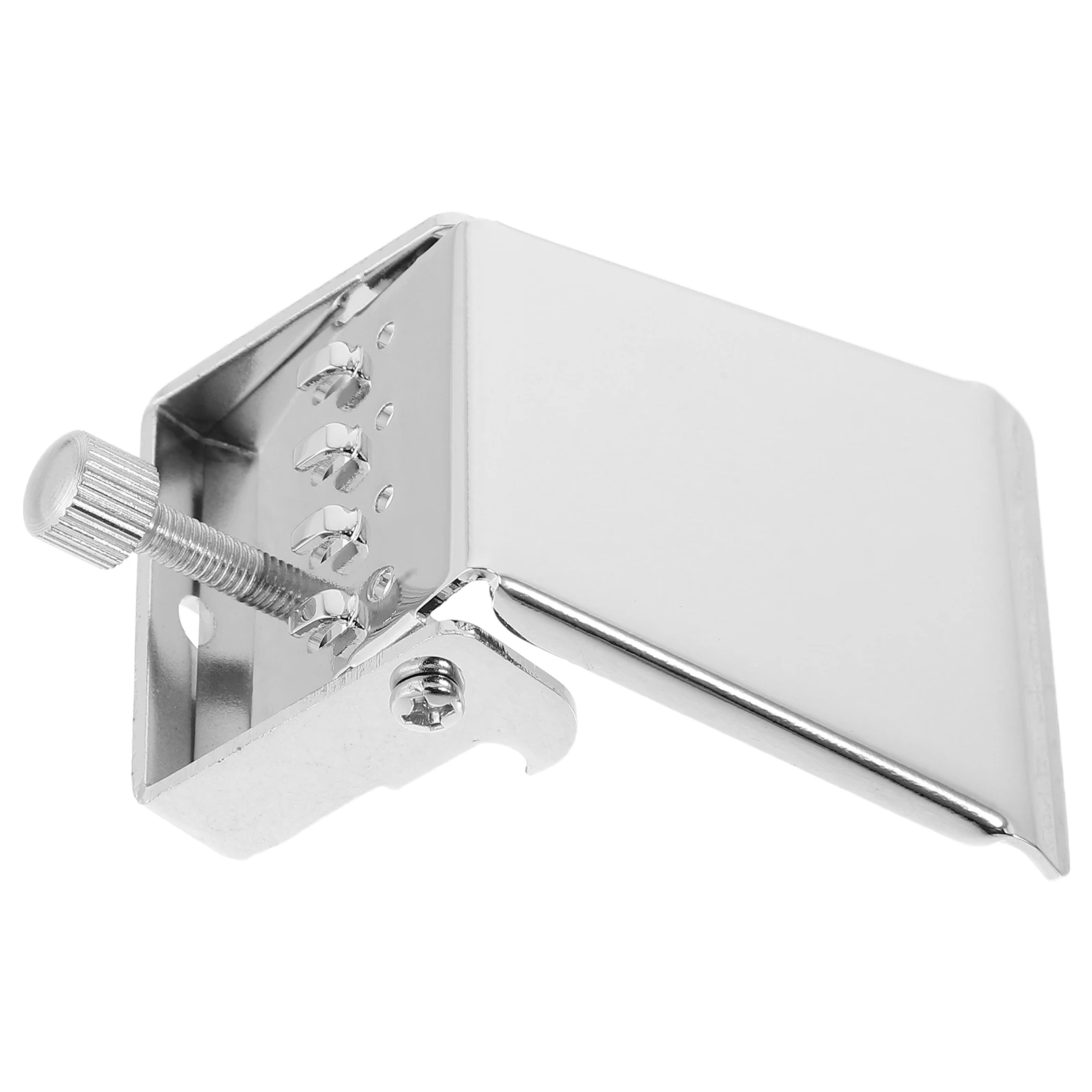 

4 String Banjo Tailpiece Silver Stable Flexible Tailpiece Bridge Plate Replacement for Guitar Vintage Repair Easy String Change