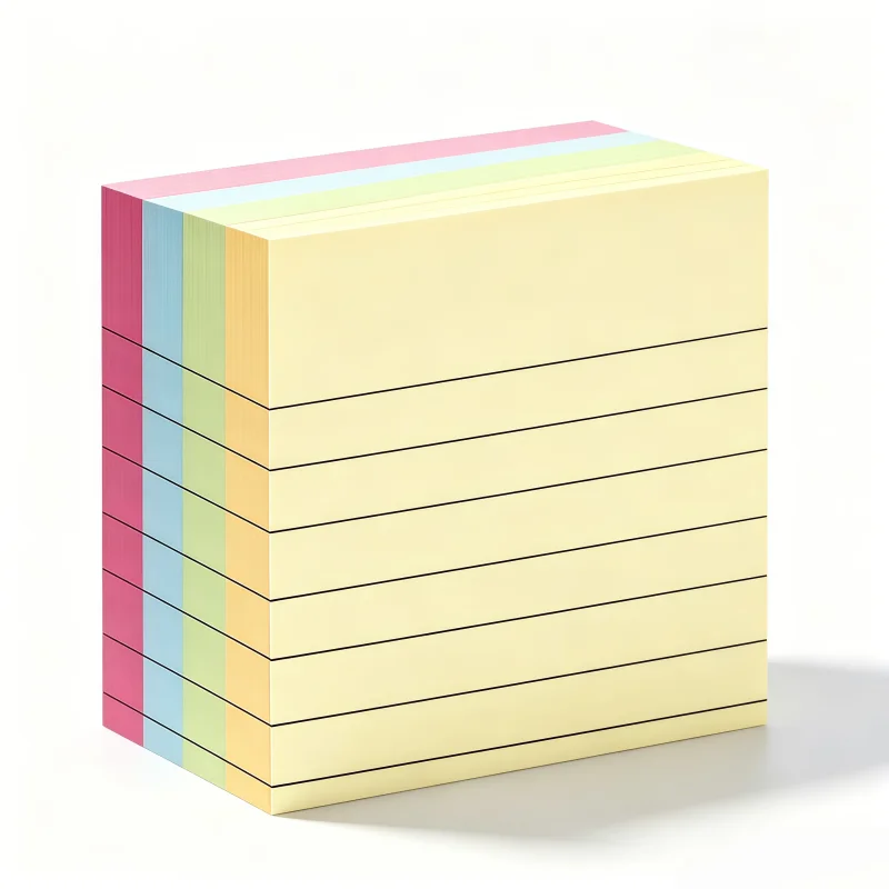 Multicolor Colorful Self‑Adhesive Sticky Notes Set, Memo Pads for Office School Study, To‑Do List Planning Reminder Notes