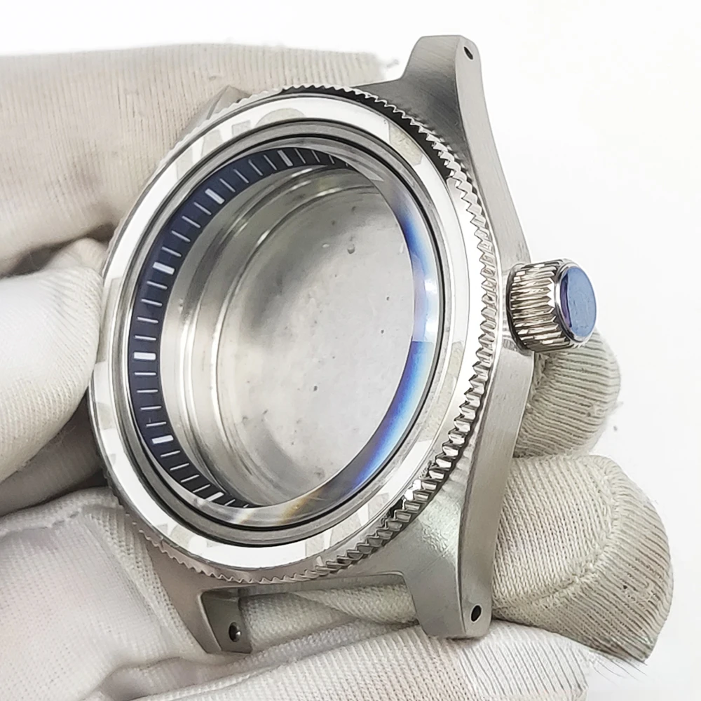 40mm Watch Case with Chapter Ring Sapphire Crystal Modified Watch Accessories for NH35A/NH36A Movement Case