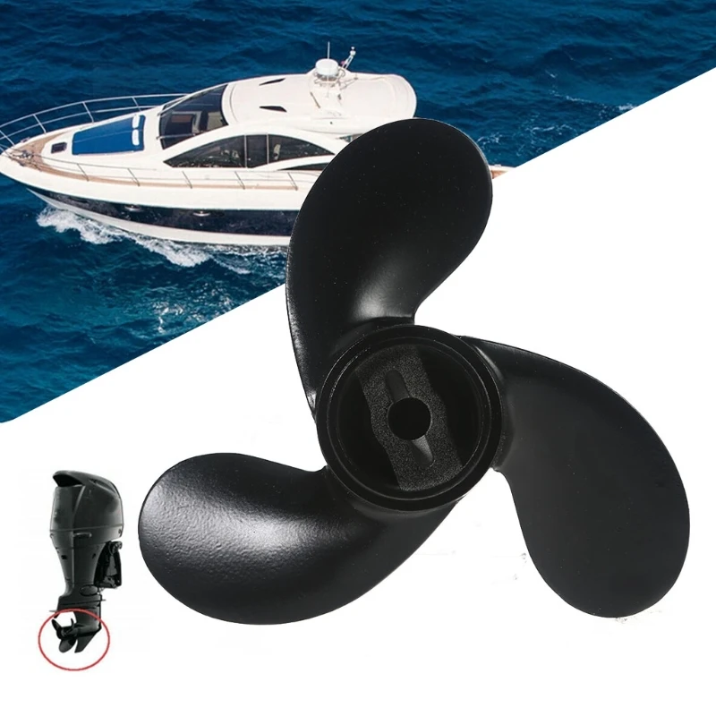 3-blade Boat Propeller Yacht Engine Propeller for 2.5/3.3/3.5HP Tohatsu/Johnson Evinrude/for Mercury Marine Boat Accesso