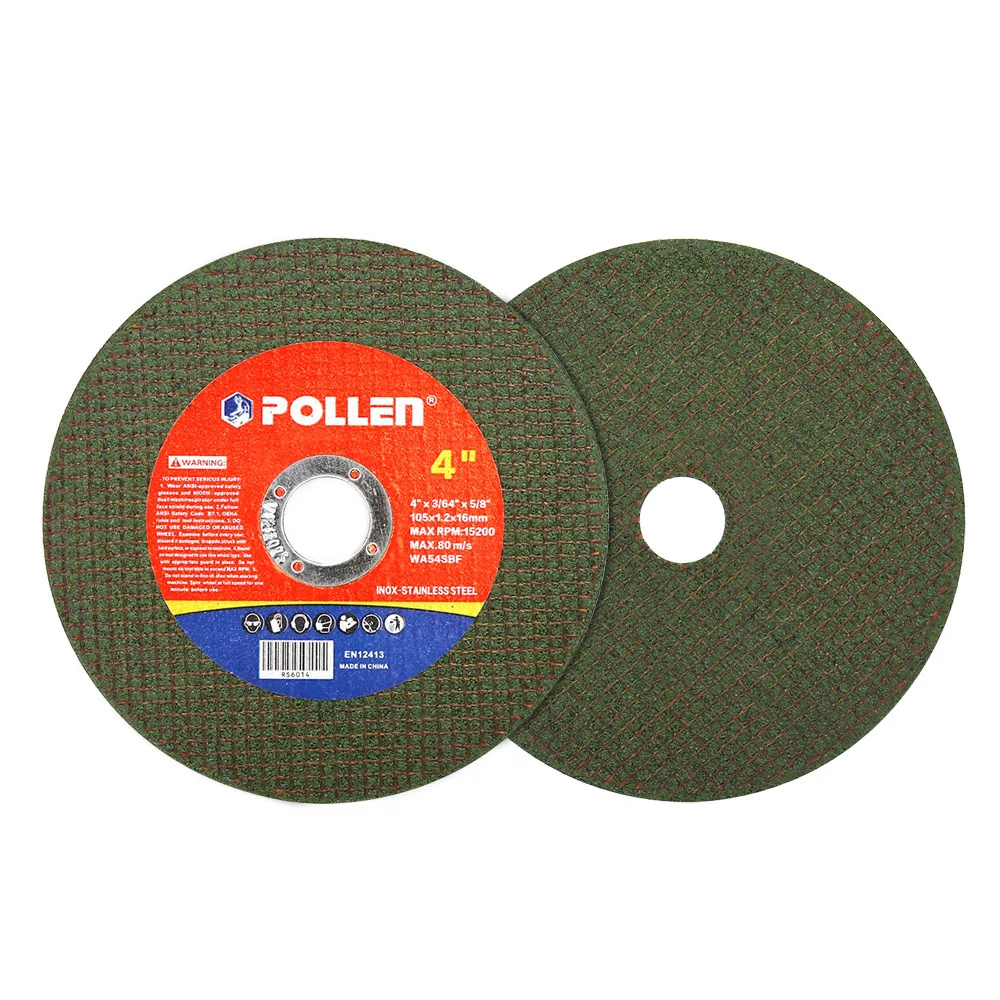 10pcs 4inch Resin Cutting Stainless Steel Discs Cut Off Wheels Flap Sanding Discs Metal Steel Grinding Discs for Angle Grinder