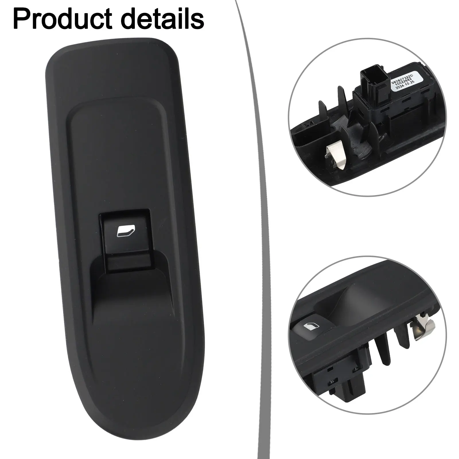 

For Boxer Old For 308 Model Power Window Control Switch Button 98060970ZE Front Right Passenger Seat Car Accessories