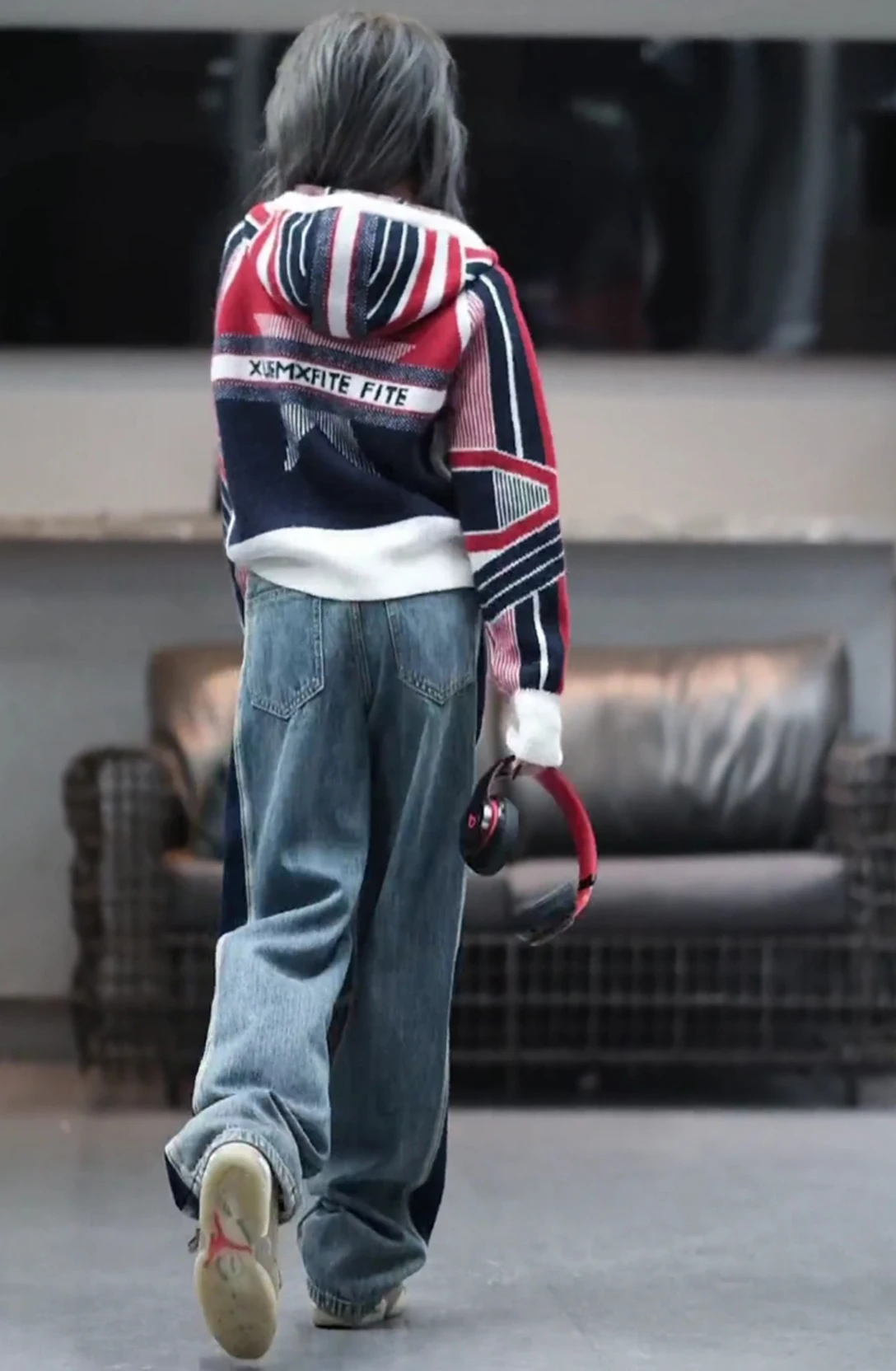 

Autumn/Winter Long Sleeve Stylish Streetwear American Trendy Loose Fit Knit Sweater for Women