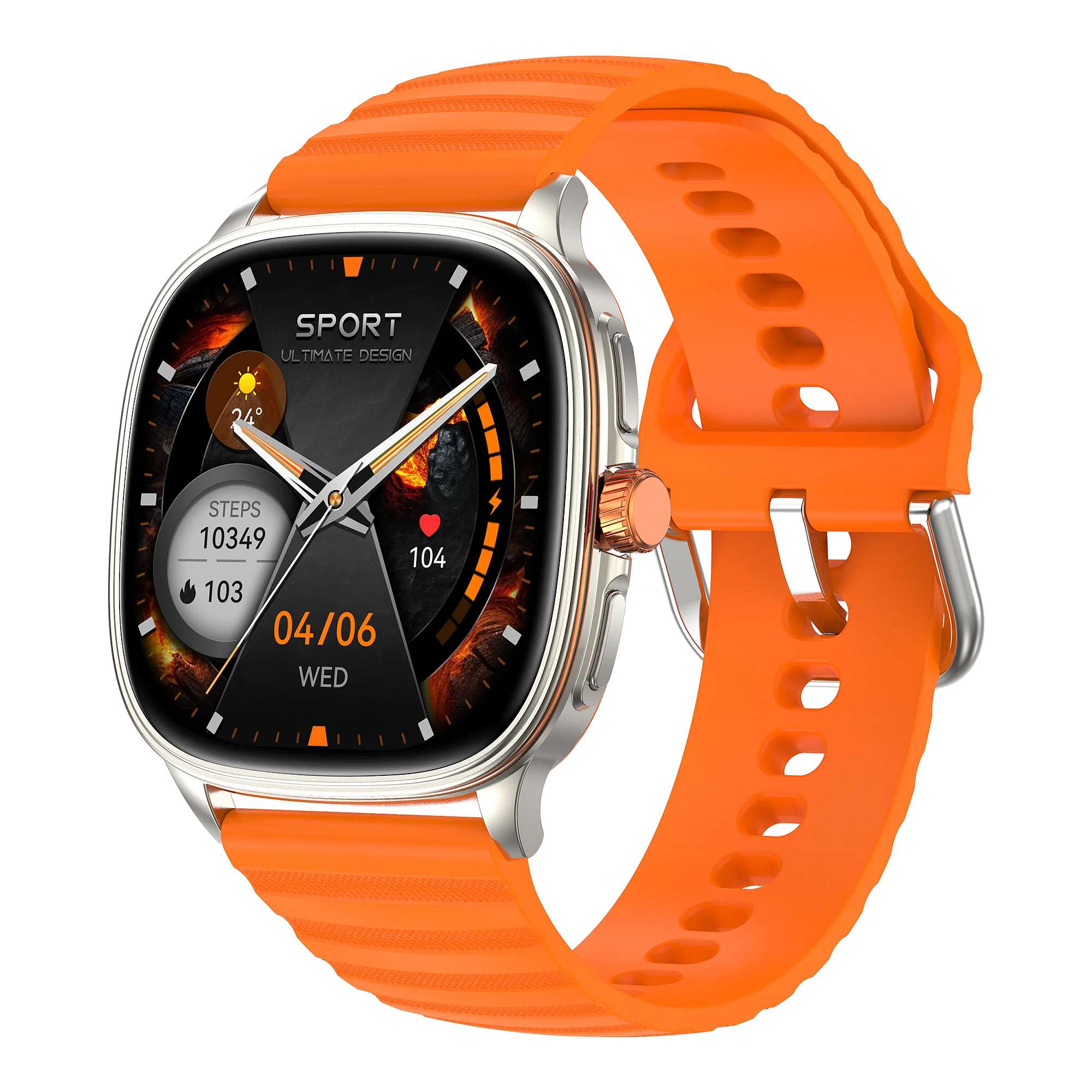

HK73 High Quality Smart Watch bluetooth Call Multi Sport Mode Blood Oxygen Blood Pressure Heart Rate Measurement Smart Watch