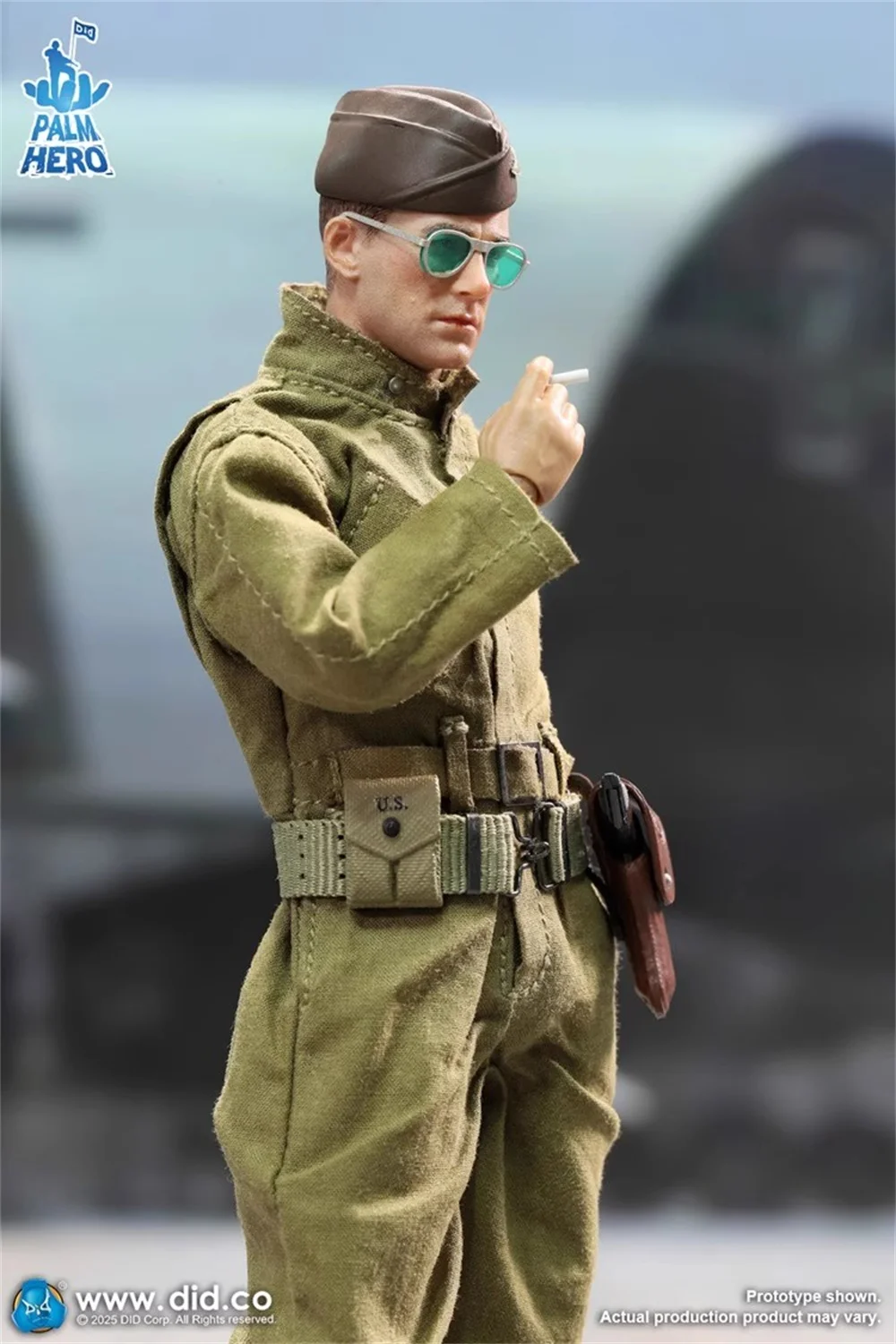 

1/12 DID XA80032 Palm Pocket Series WWII US. Piolet Soldier Doll General About 6" Doll Figure Gift For Fans Collectable1