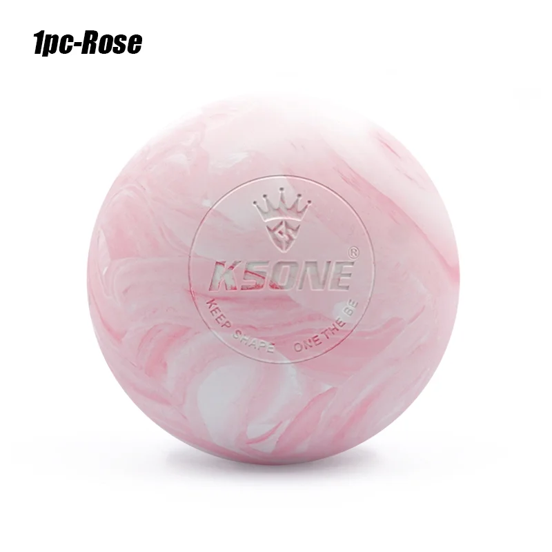 One Piece Yoga Massage Ball Fascia Ball Solid Rubber Ball Mixed Color Muscle Relaxation Ball For Muscle Recovery