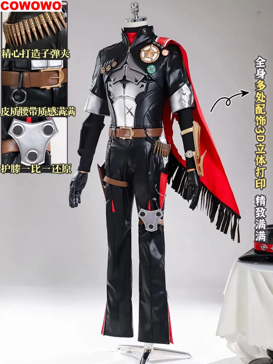 

COWOWO Honkai: Star Rail Boothill Men Cosplay Costume Cos Game Anime Party Uniform Hallowen Play Role Clothes Clothing