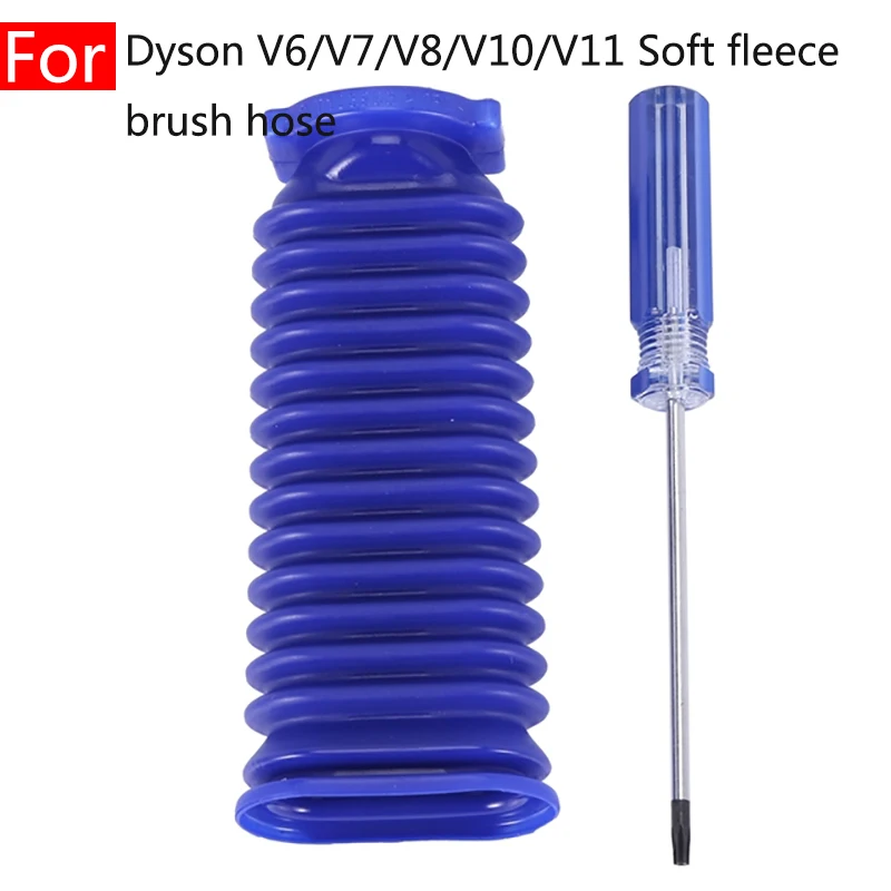 Ersatz Weichen Samt Roller Saug Blau Schlauch Schraubendreher Für Dyson V6 V7 V8 V10 V11 Hause Reinigung Staubsauger Zubehör