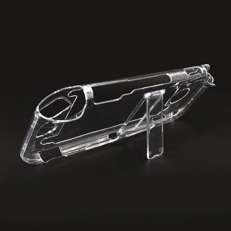 Consola Case PC Transparente Cabeza manga protector amortiguadores transparentes con soporte conveniente para Switch