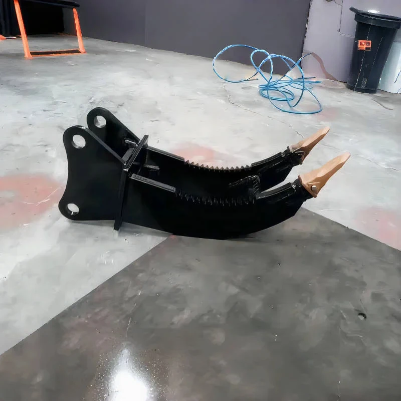 High Quality HAOEN ISO9001 Certified Root Removal Grapple 35 Ton Double Tooth For Iron Tree Shear Wood