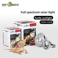 Reptizoo Reptile Sun Lamp-UVA+UVB Full Spectrum Basking Light for Turtles/Tortoises- Heat+Calcium Absorption-Shatterproof