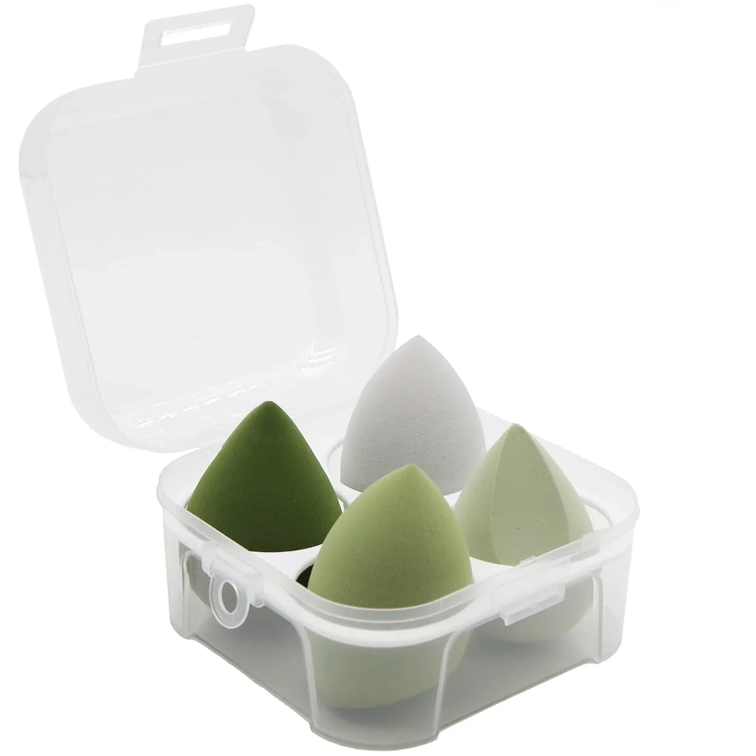 مجموعة إسفنجات مكياج مكونة من 5 قطع فاخرة ورائعة - خلاطات مزج مثالية للكريمة والمسحوق والسائل - تشمل