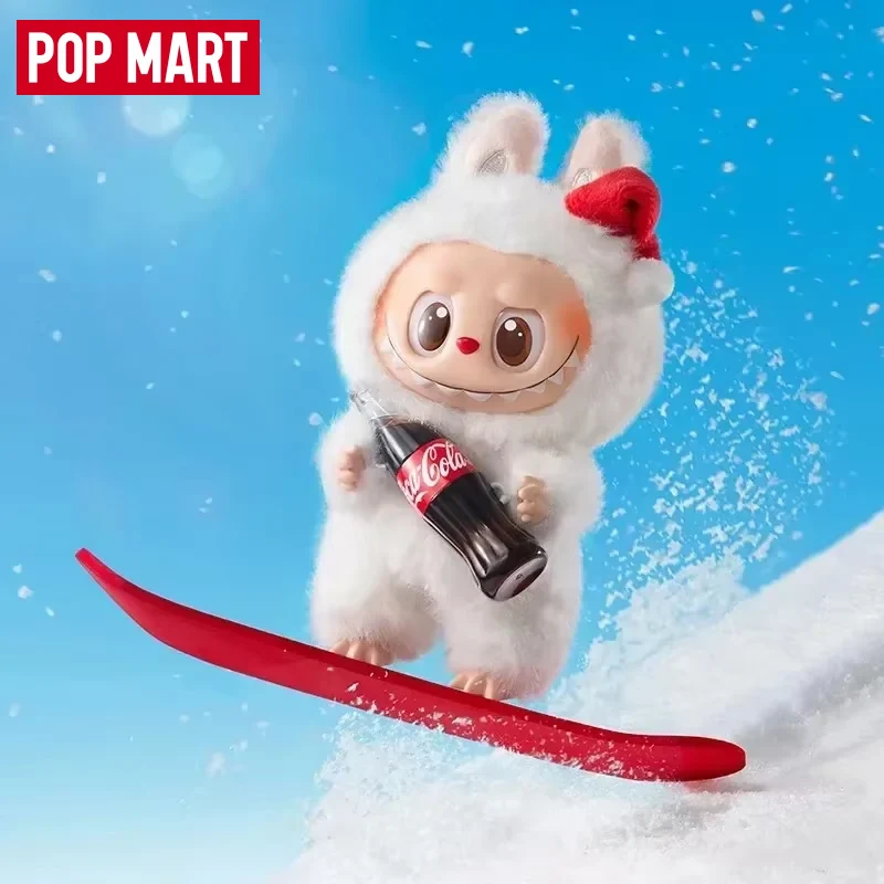 POP MART LABUBU THE MONSTERS COCA-COLA Serie Vinyl Face Blind Box Spielzeug Kawaii Anime Action Figure Überraschung Mystery Box Puppen