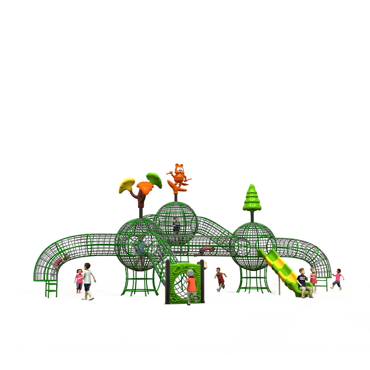 Wholesale Kids Large Children's Outdoor Playground Equipment Rope Climbing Net Wall Outdoor Playground