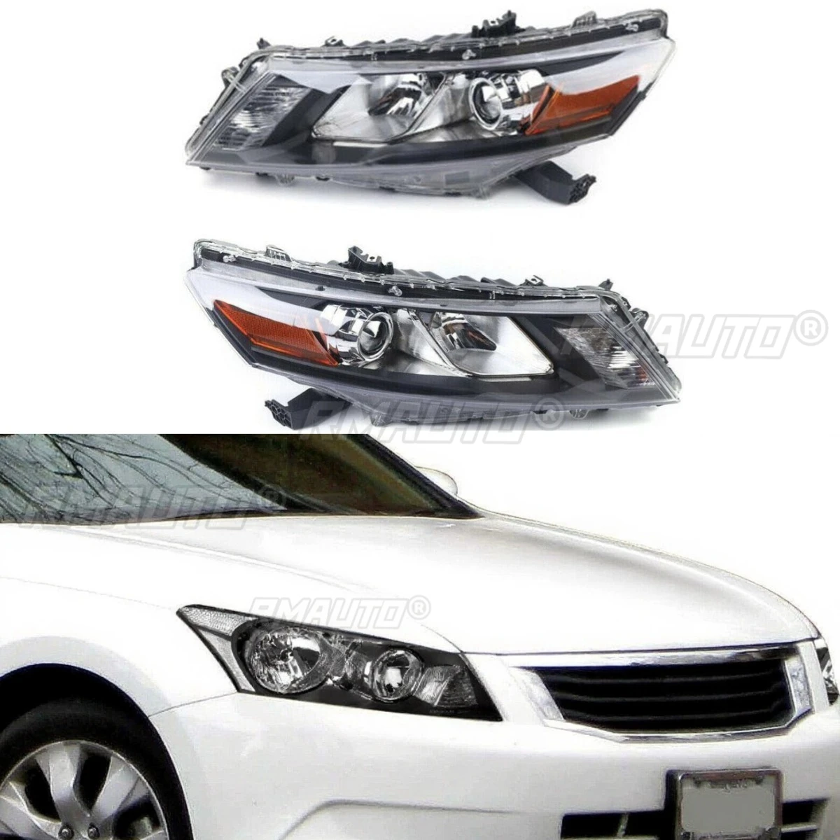Left Right Lamp LED Daytime Light Front LED Headlamp Assembly Wide Light Corner Lamp For Honda Accord 2010-2011 33100TP6A01