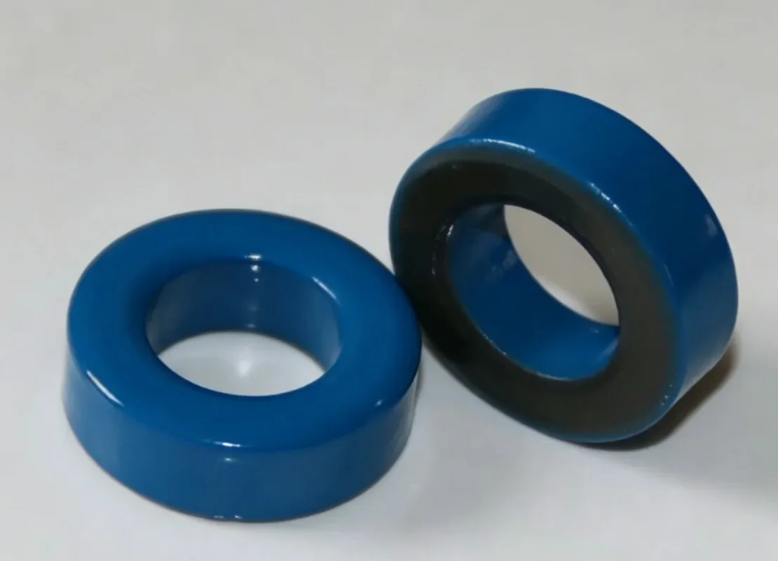 2PCS T157-1 imported magnetic powder core, soft magnetic core, magnetic ring, blue  ring