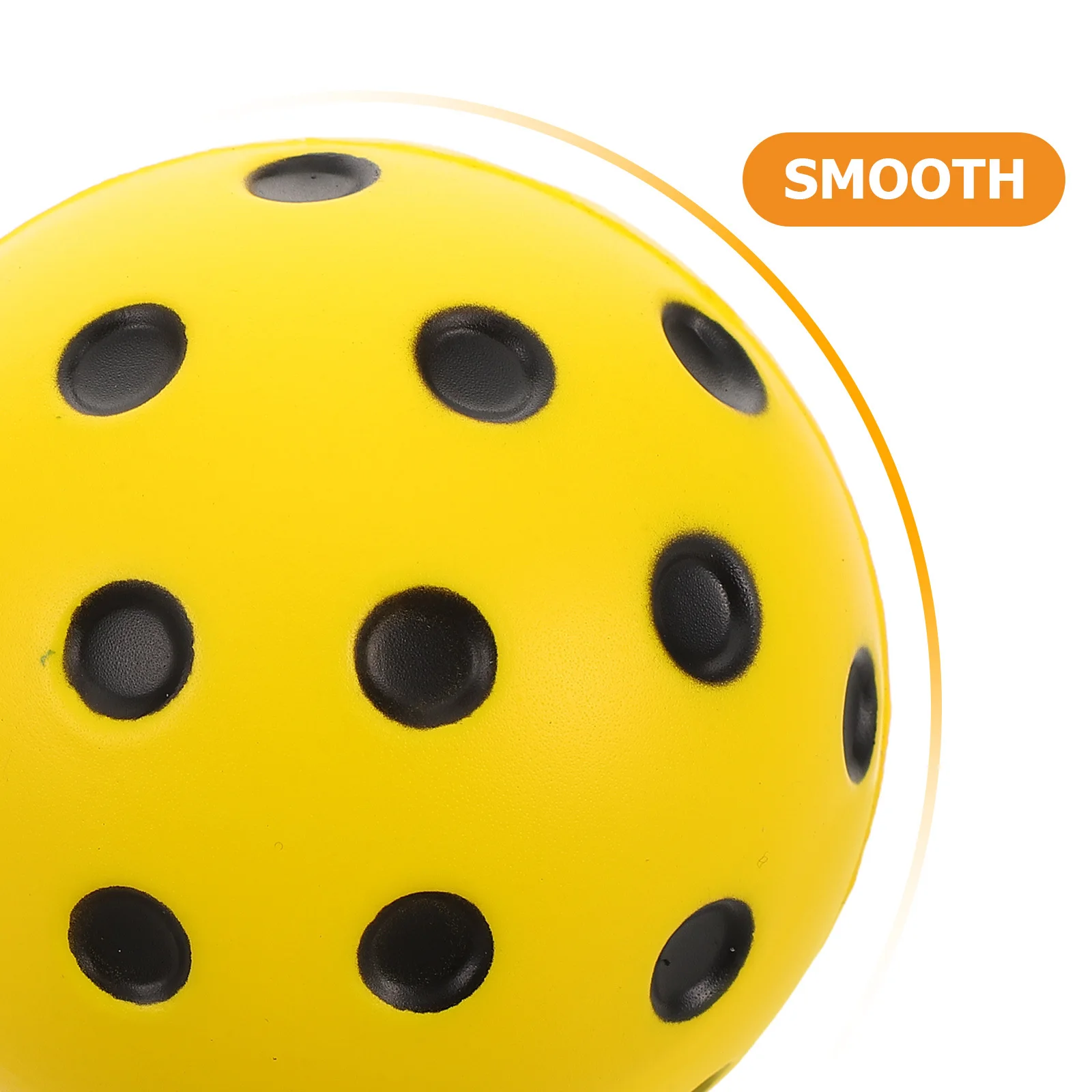 كرات ممارسة كرة البيسبول المتينة المكونة من قطعتين من كرات الإسفنج ذات التأثير المنخفض معدات ألعاب صغيرة للتدريب على نشاط الملعب الصامت