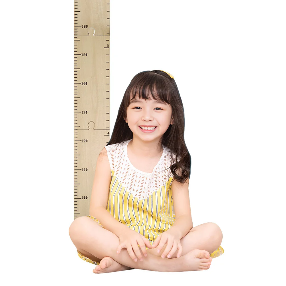 

Wooden Height Measurement Ruler Growth Chart For Adhesive Wall Sticker Height Tracker Development Record