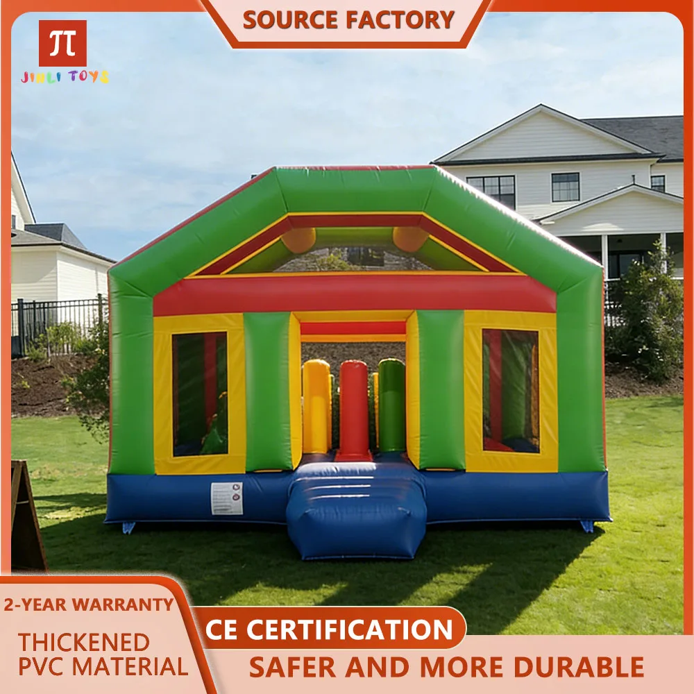 遊び場用バウンサーコンボ、屋外用ジャンプ式バウンスハウス、誕生日パーティー用インフレータブルパークバウンサー遊具