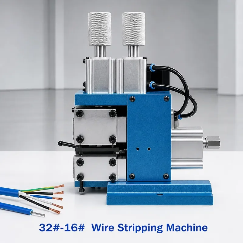 Pneumatic Wire Stripping Machine 0.5-3mm Adjustable Cable Stripper For Small Multi-core Wire Electronic Wiring Harness Tool