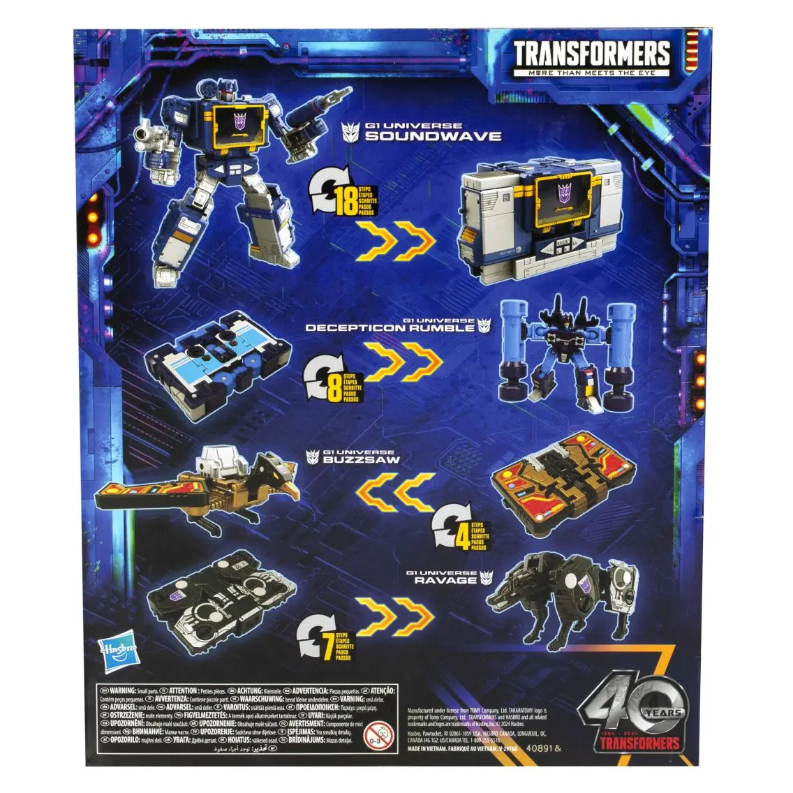 [in-stock] Hasbro Transformers Legacy: United Voyager Class G1 Universe Soundwave Action Figures Anime Gift Birthday Present