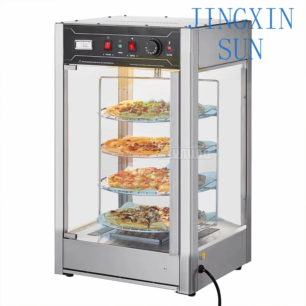 Sandwich Pastry Display Case Food Preservation Machine Commercial Pizza Display Cabinets Thermal Multi-Layer Sliding Door