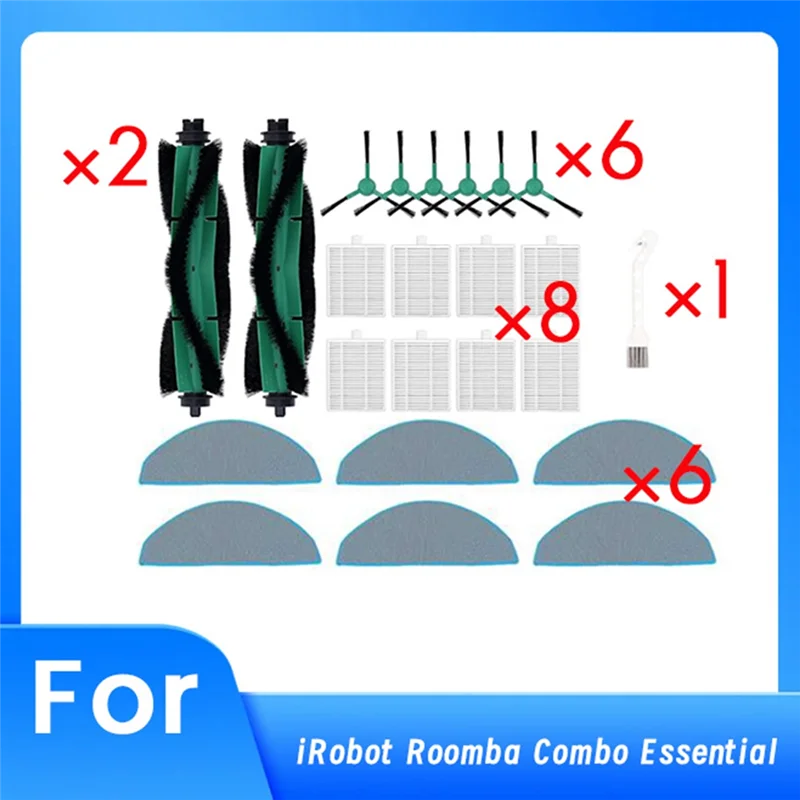 23 قطعة ل اي روبوت رومبا كومبو سلسلة أساسية Q011/Y0110/Q0120/Y0140 جهاز آلي لتنظيف الأتربة استبدال أجزاء حزمة