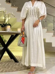 Customized Elegant Prom Dresses Crystals Beading Sequined Evening Dresses V-Neck Ankle Length Formal Ocn Evening Party Gowns