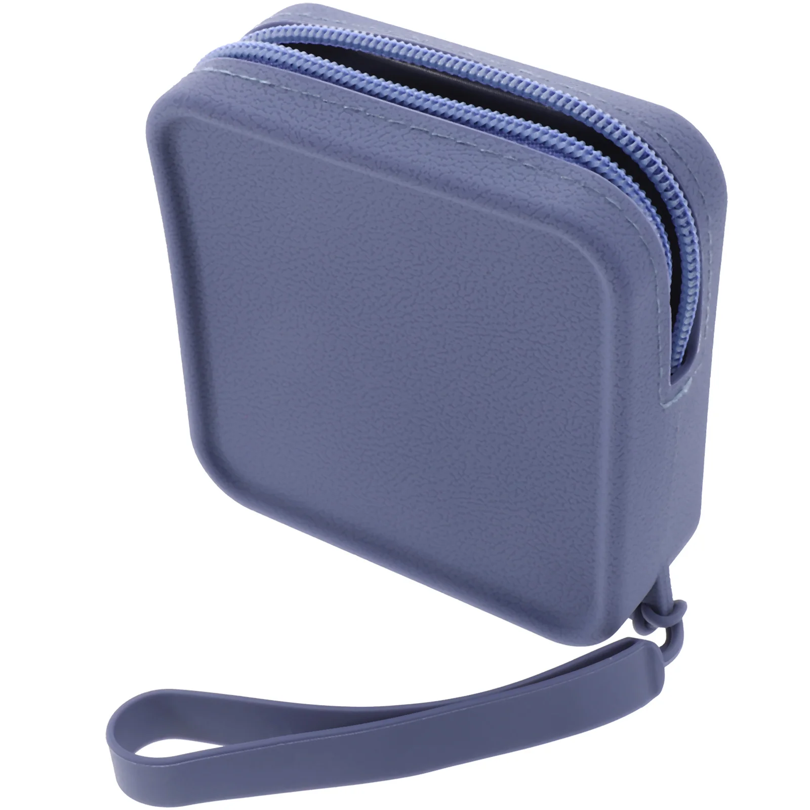 

Silicone Dog Pouch Portable Pet Walking Treat Pouch Bag for Training White Zipper Snack Container Dog Supplies