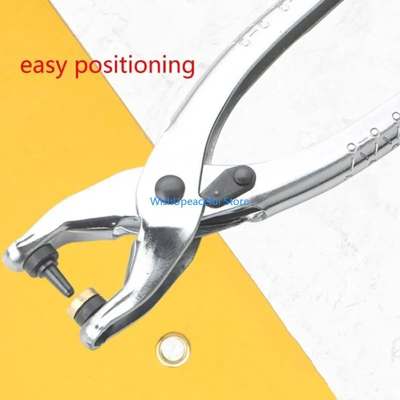 34YA Leather Hole Pliers Interchangeable for Head Rivet Pliers for Fasten