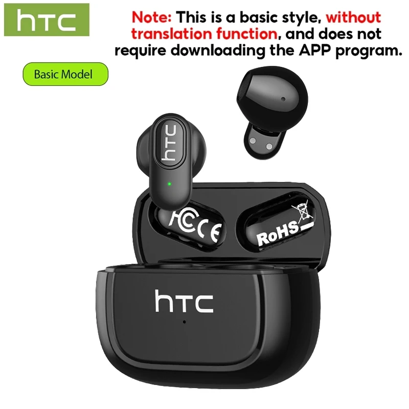 HTC NE51 Wireless Bluetooth Earbuds with AI Translator image