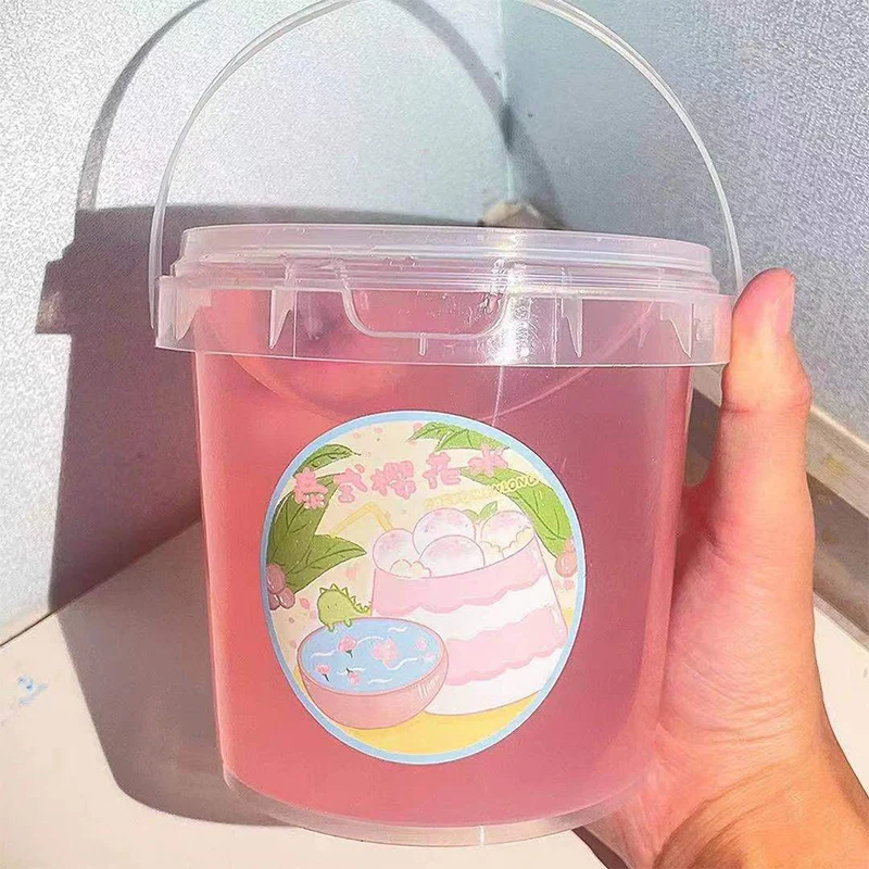 Super Large Box Slime Toy Soft Jelly Clay Fake Water Non Stick Milk Bucket Toy Handmade Squeezing Srtess Relief Toy Adults Kids - view 6