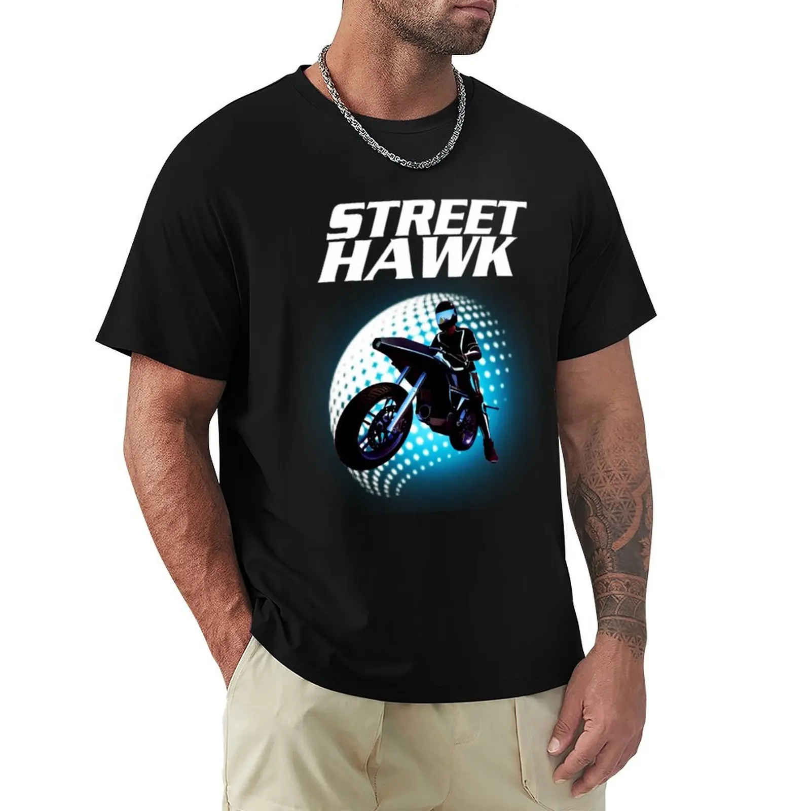 Clockwork thunder, street hawk TV series T-Shirt cotton t shirts high quality T-Shirt