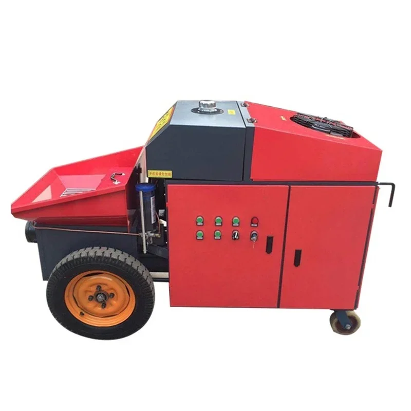 Hot Sale Light Weigh Concrete Pump Machine Trailer Portable Concrete Pouring Hydraulic Mixer Cement Pump Concrete Pump