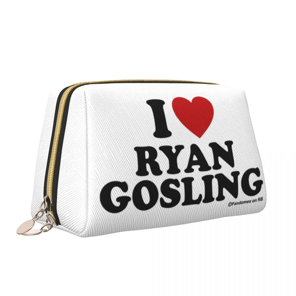 Custom Canadian Musician Ryan Gosling Travel Cosmetic Bag for Women Toiletry Makeup Organizer Ladies Beauty Storage Dopp Kit