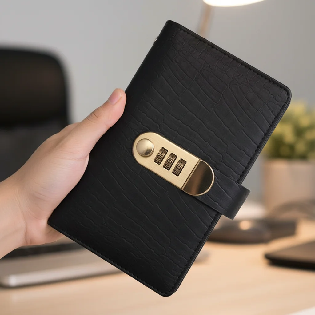 Women Password Lock Cash Saving Book PU Large Capacity Money Organizer Anti-Theft Budget Planner For Bills & Coin Minimalist Bag