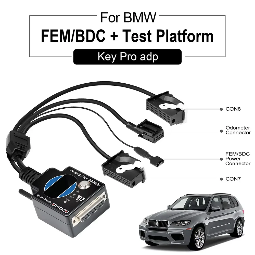 For BMW Programming Support GODIAG FEM BDC Test Platform All Key Lost Work with Lonsdor Autel VVDI2 CGDI ACDP