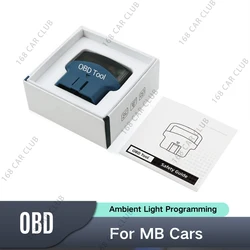 Código de programación de activación de luz ambiental OBD para mercedes-benz BMW Mini Porsche A/B/C/GLC/CLA/GLA W176 W205 X253 W156 W117 W166