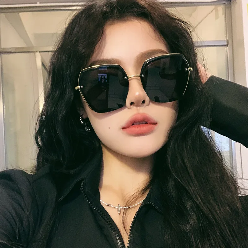 

New Uv Sunglasses For Summer Sunshade, Street Photography, Big Face, Slimming, Driving Car Sunglasses M572