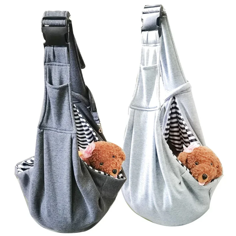 New Portable Pocket Dog Oblique Cross Out Pet Bag Dog Backpack Single Shoulder Large Capacity Wholesale Cat Bag Dog Bag