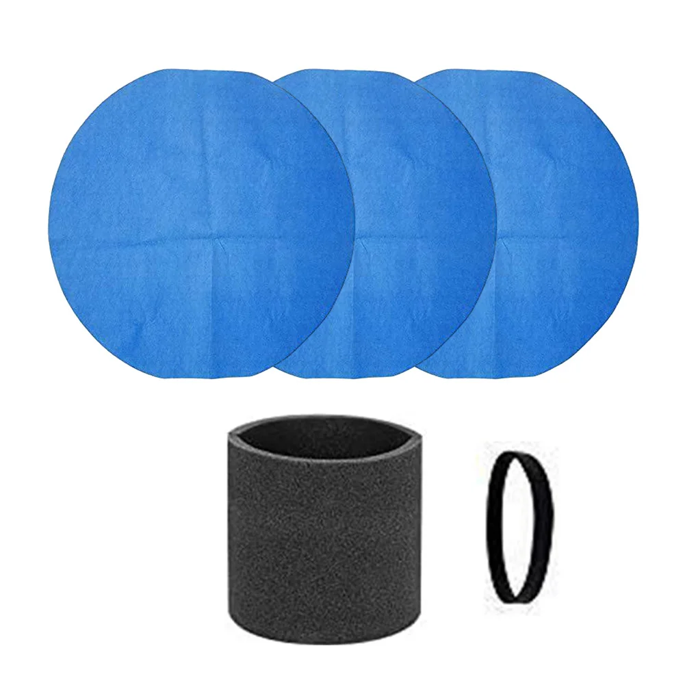 Filter For Shop Vac Wet/Dry Vacuum Cleaners 9010700 Filter Foam Filter Elastic Band Kit Vacuum Cleaner Accessories