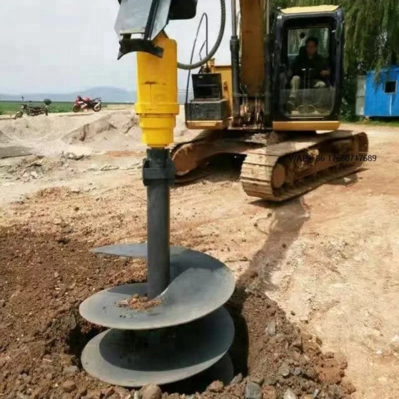 Hot Sale  Angle Drill Excavator Attachments Earth Auger Drill Machine