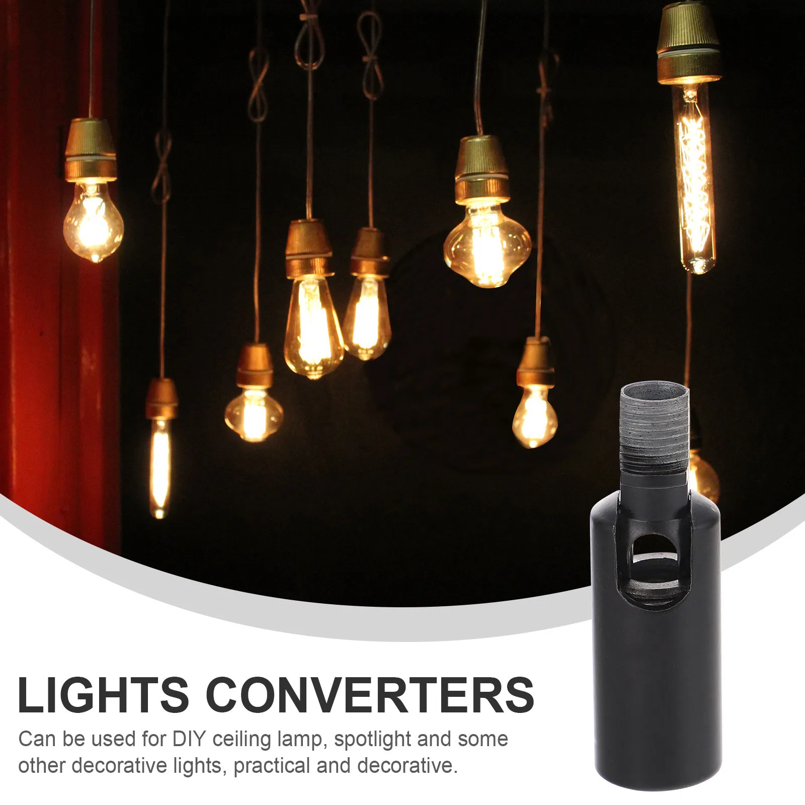 

Универсальный адаптер-конвертер для потолочных светильников (6 шт.), поворотный кронштейн для светодиодных ламп, декоративное крепление для светильников