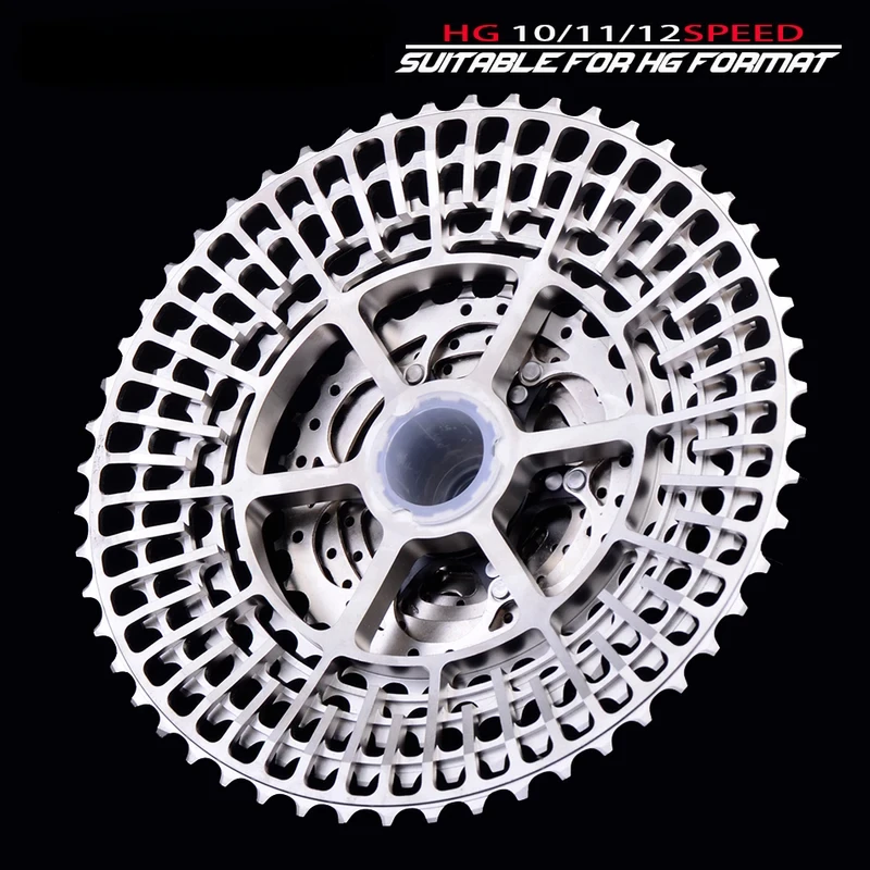 cassette-de-velo-de-montagne-shimano-ultra-legere-en-alliage-d'aluminium-usinage-cnc-creux-compatible-11-12-vitesses-hg